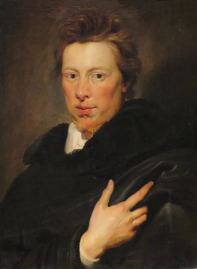  367-Pieter Paul Rubens-Ritratto di Daniel Nijs - Dayton Art Institute